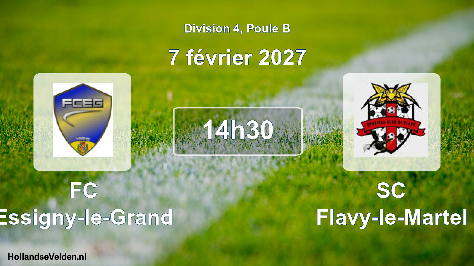 Scheduled Match: FC Essigny-le-Grand - SC Flavy-le-Martel (7 February 2027)