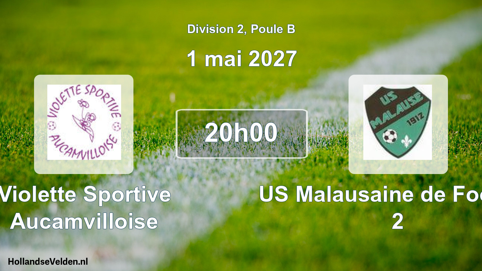 Match programmé: Violette Sportive Aucamvilloise - US Malausaine de Football 2 (1 mai 2027)