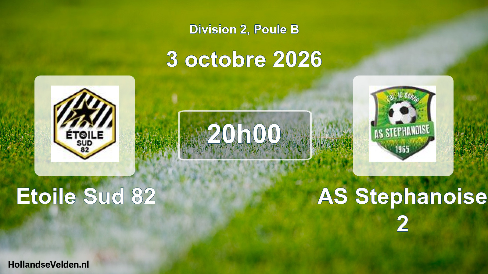 Scheduled Match: Etoile Sud 82 - AS Stephanoise 2 (3 October 2026)