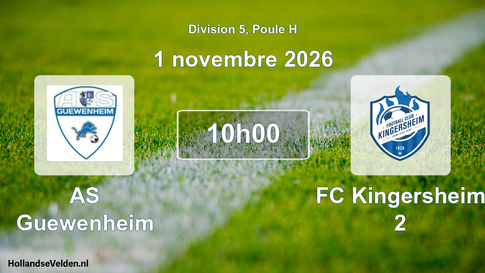 Scheduled Match: AS Guewenheim - FC Kingersheim 2 (1 November 2026)