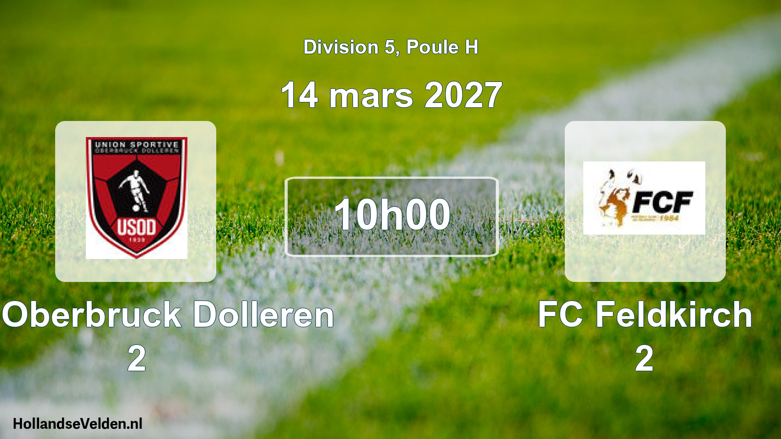 Scheduled Match: US Oberbruck Dolleren 2 - FC Feldkirch 2 (14 March 2027)