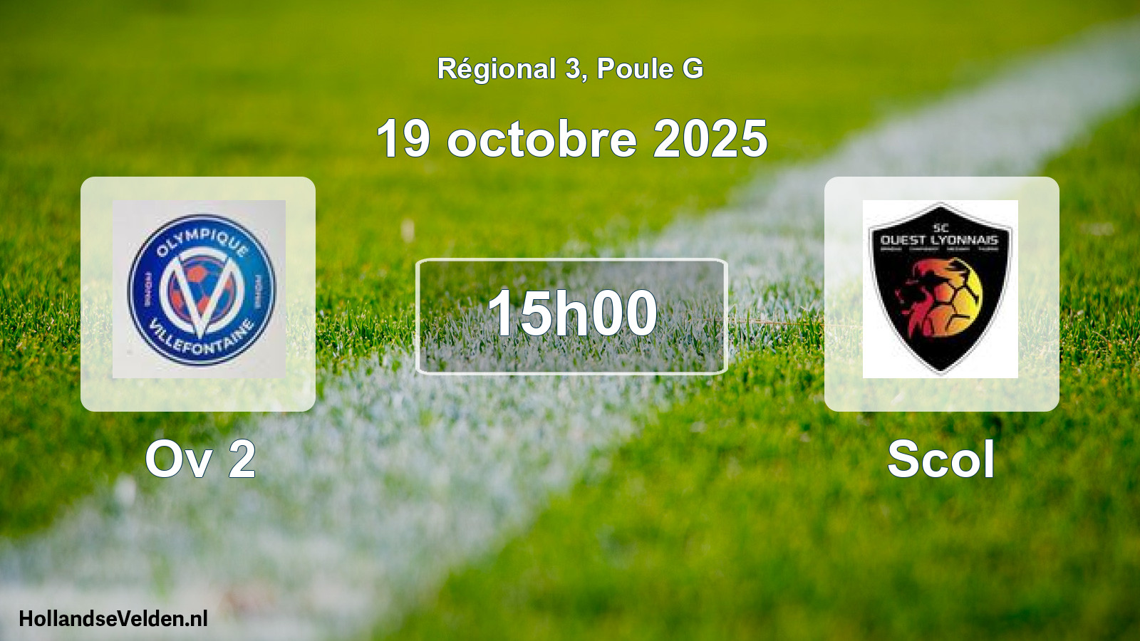 Scheduled Match: Ov 2 - Scol (19 October 2025)