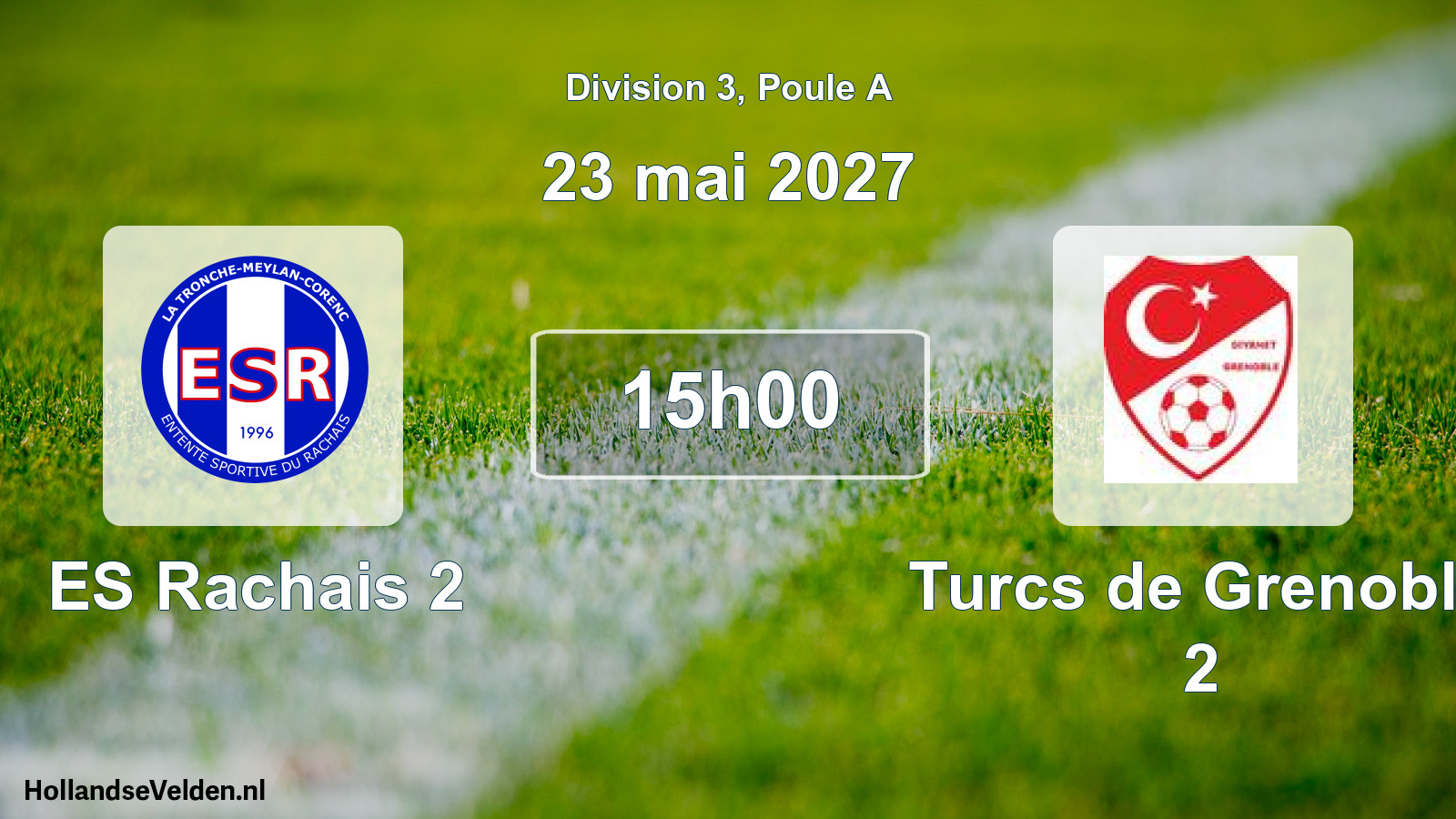 Scheduled Match: ES Rachais 2 - Turcs de Grenoble 2 (23 May 2027)