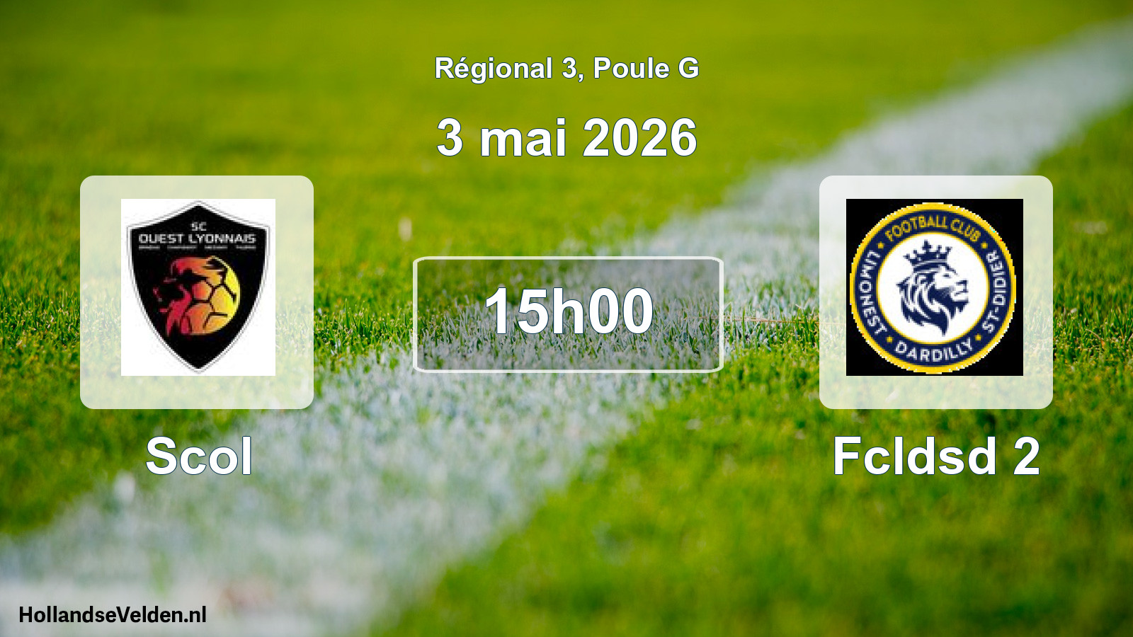 Scheduled Match: Scol - Fcldsd 2 (3 May 2026)