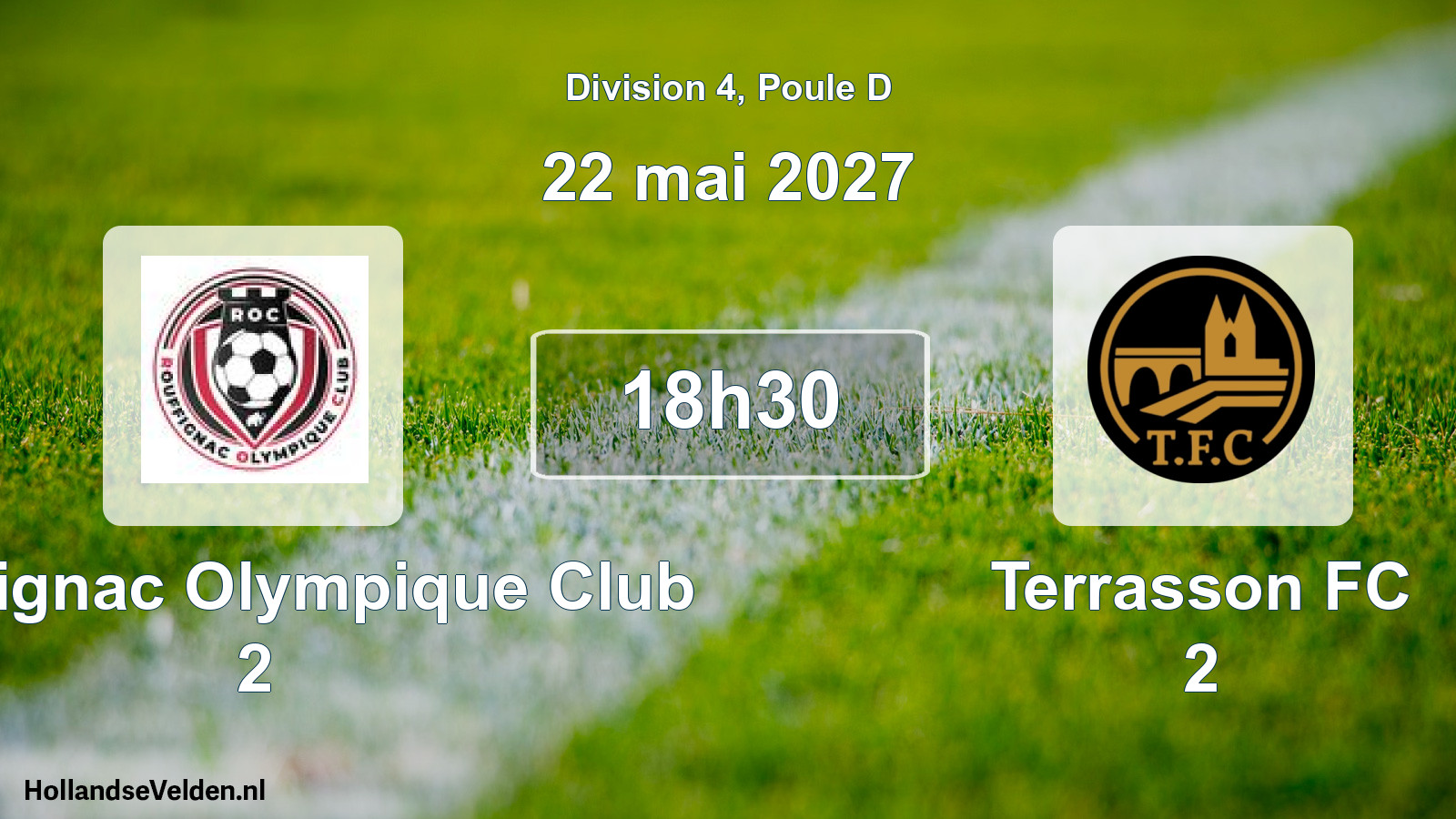 Scheduled Match: Rouffignac Olympique Club 2 - Terrasson FC 2 (22 May 2027)