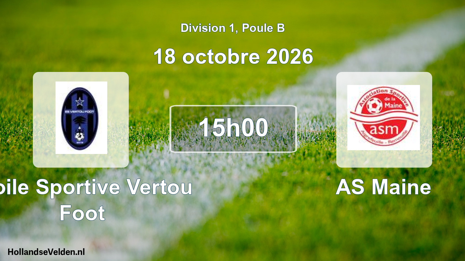 Scheduled Match: Étoile Sportive Vertou Foot - AS Maine (18 October 2026)
