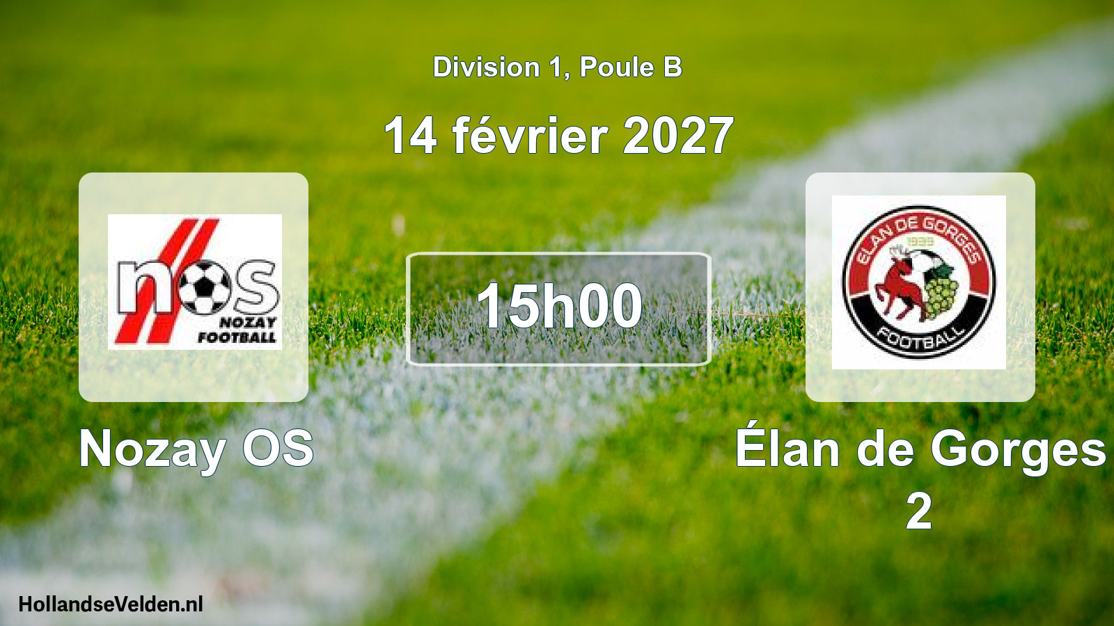 Scheduled Match: Nozay OS - Élan de Gorges 2 (14 February 2027)