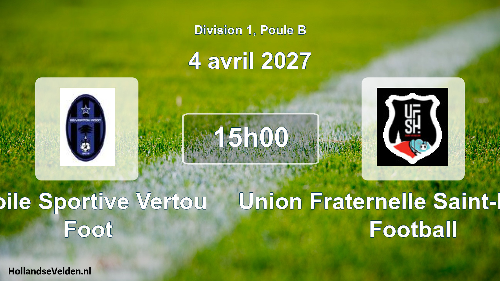 Scheduled Match: Étoile Sportive Vertou Foot - Union Fraternelle Saint-Herblain Football (4 April 2027)