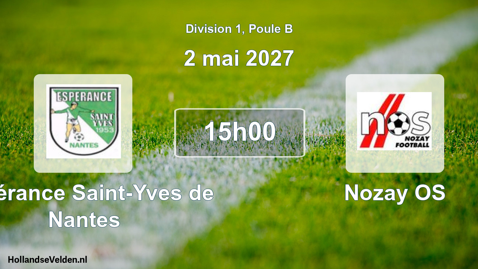 Match programmé: Espérance Saint-Yves de Nantes - Nozay OS (2 mai 2027)