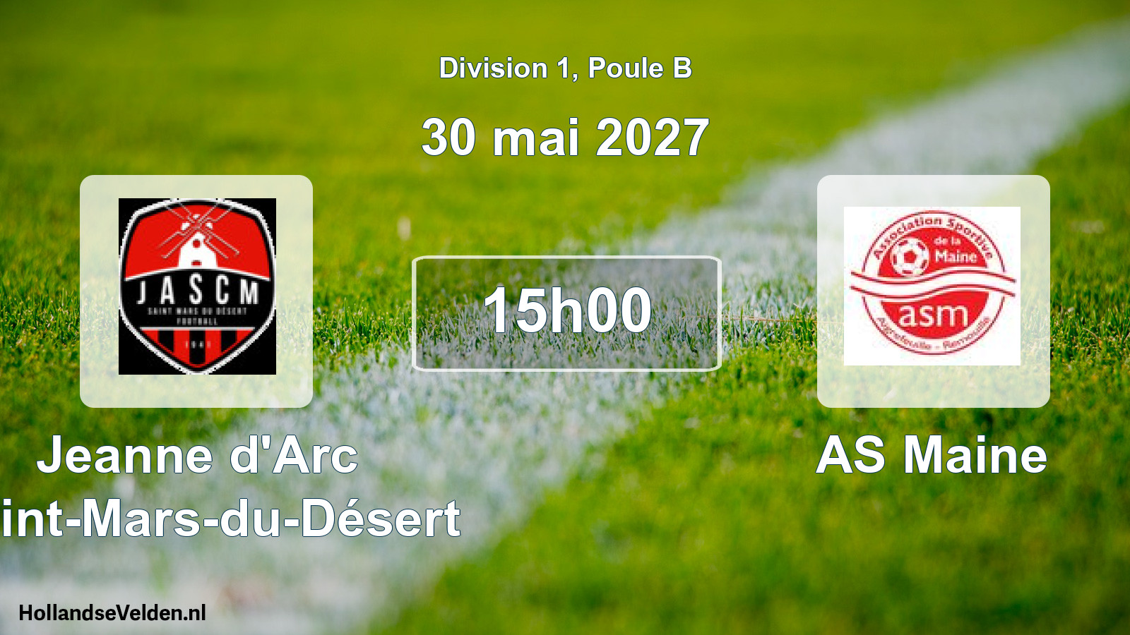 Scheduled Match: Jeanne d'Arc Saint-Mars-du-Désert - AS Maine (30 May 2027)