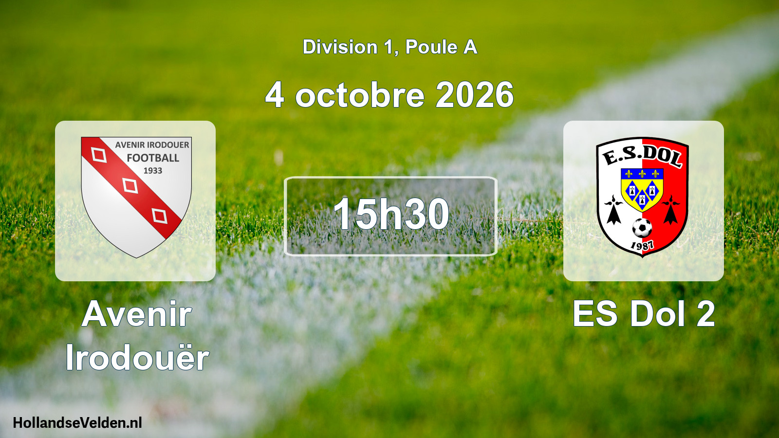 Scheduled Match: Avenir Irodouër - ES Dol 2 (4 October 2026)