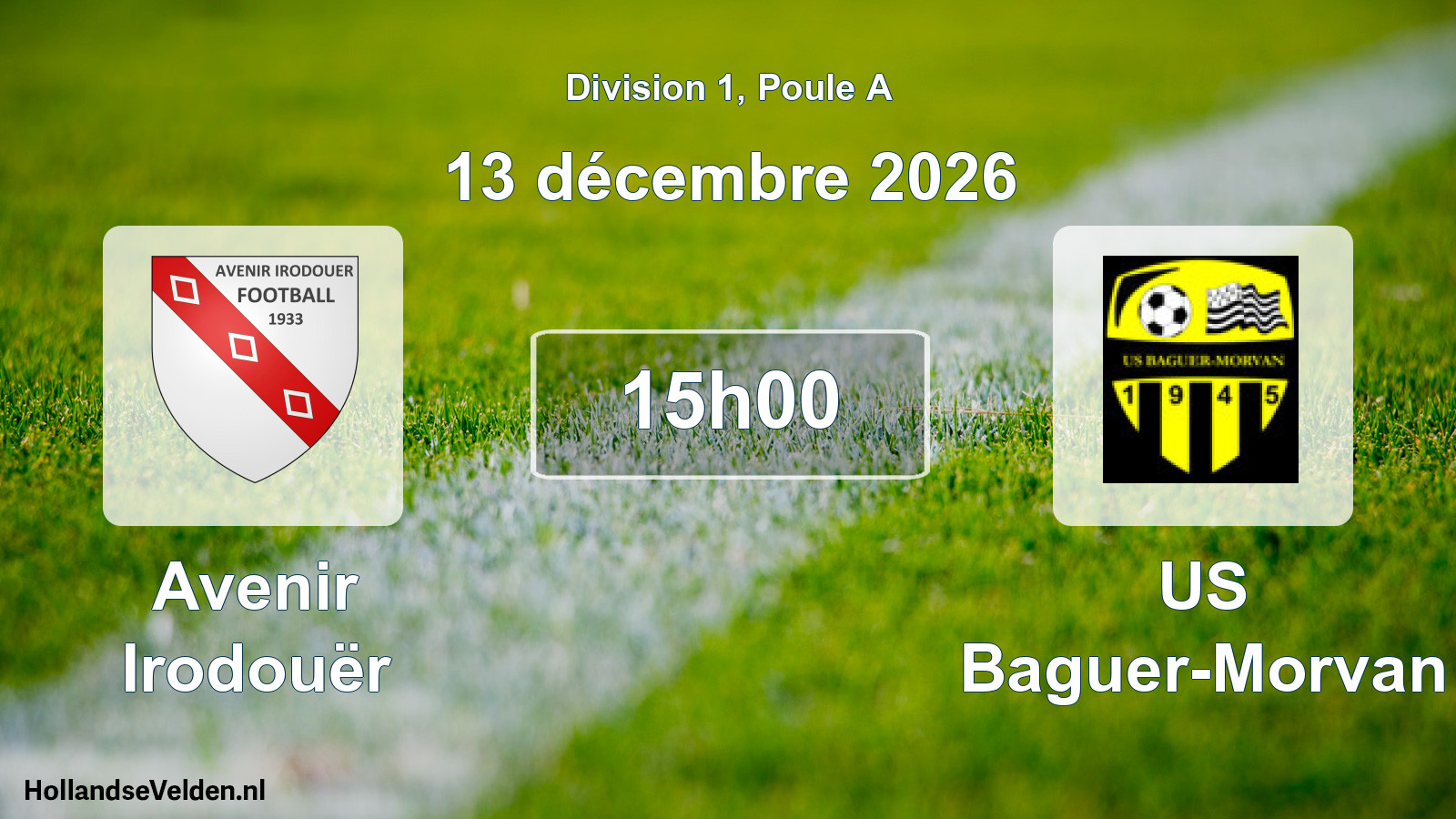 Scheduled Match: Avenir Irodouër - US Baguer-Morvan (13 December 2026)