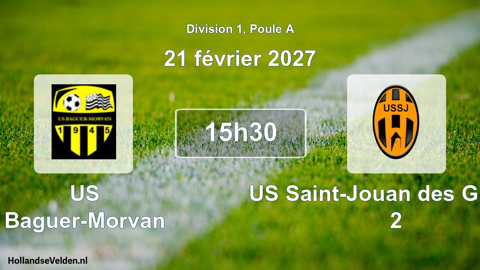 Scheduled Match: US Baguer-Morvan - US Saint-Jouan des Guérets 2 (21 February 2027)