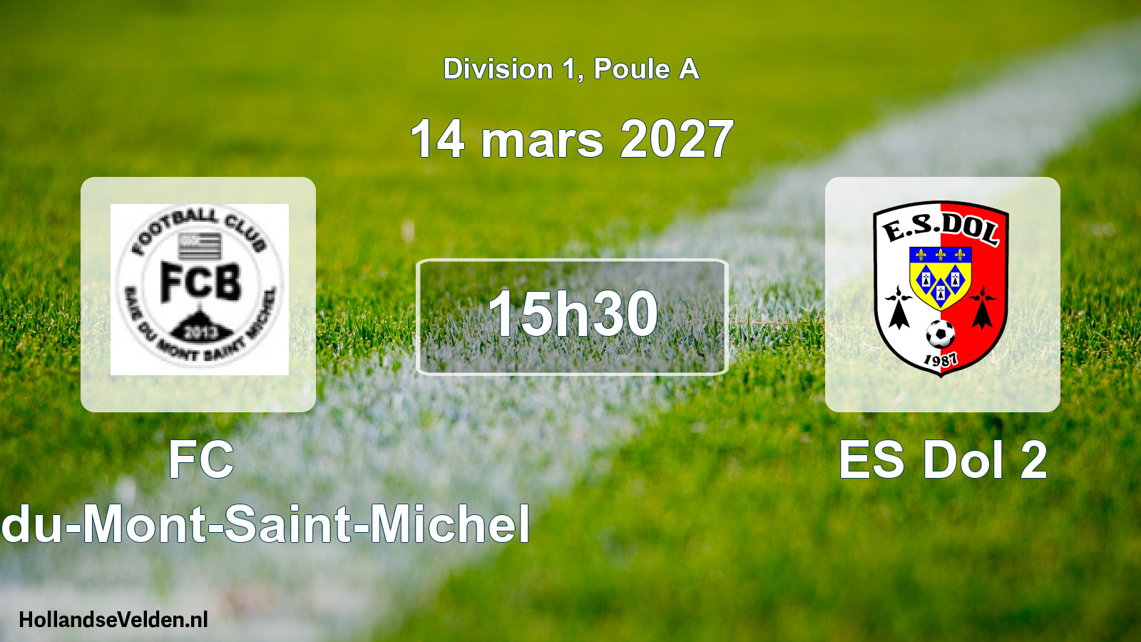Scheduled Match: FC Baie-du-Mont-Saint-Michel - ES Dol 2 (14 March 2027)