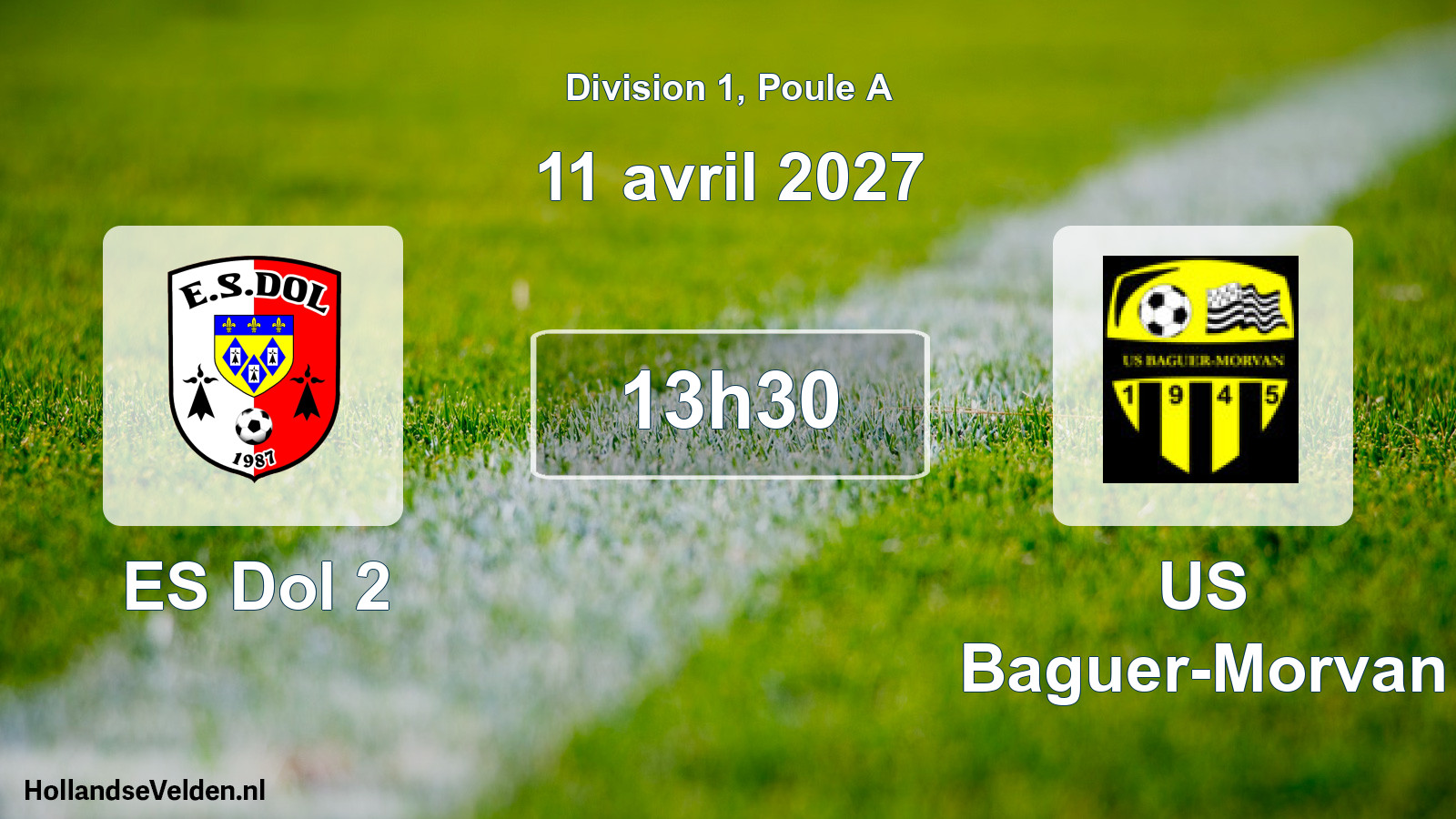 Match programmé: ES Dol 2 - US Baguer-Morvan (11 avril 2027)