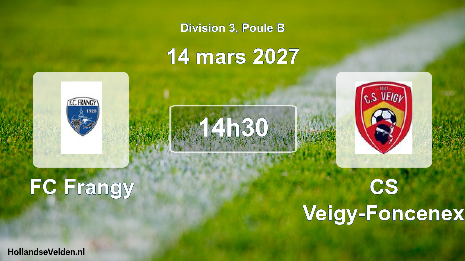 Scheduled Match: FC Frangy - CS Veigy-Foncenex (14 March 2027)