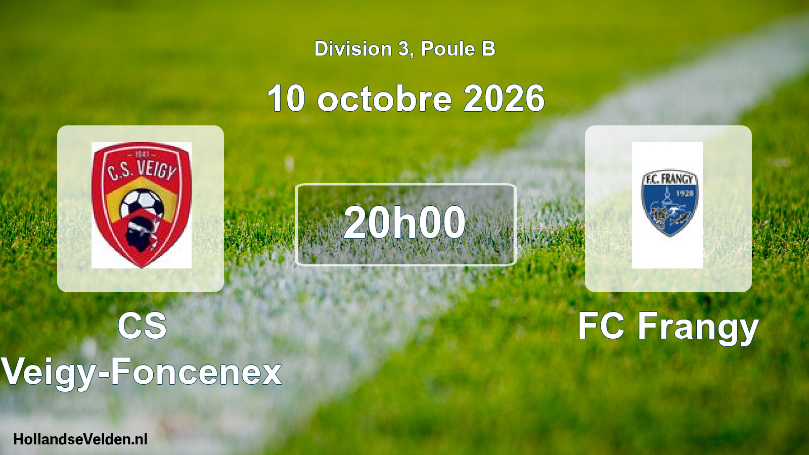 Scheduled Match: CS Veigy-Foncenex - FC Frangy (10 October 2026)