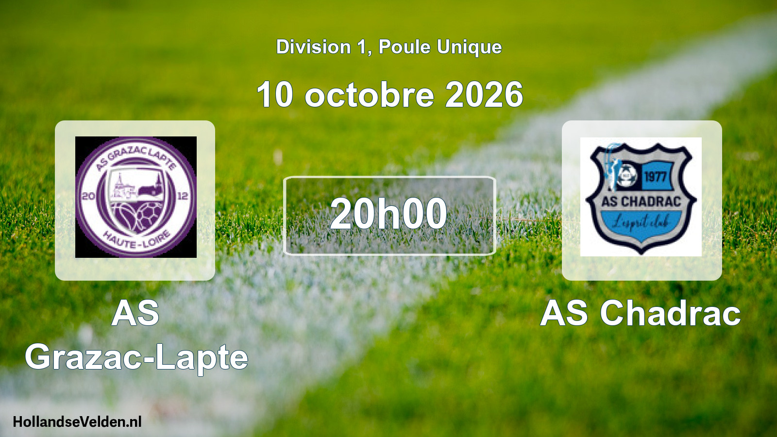 Scheduled Match: AS Grazac-Lapte - AS Chadrac (10 October 2026)