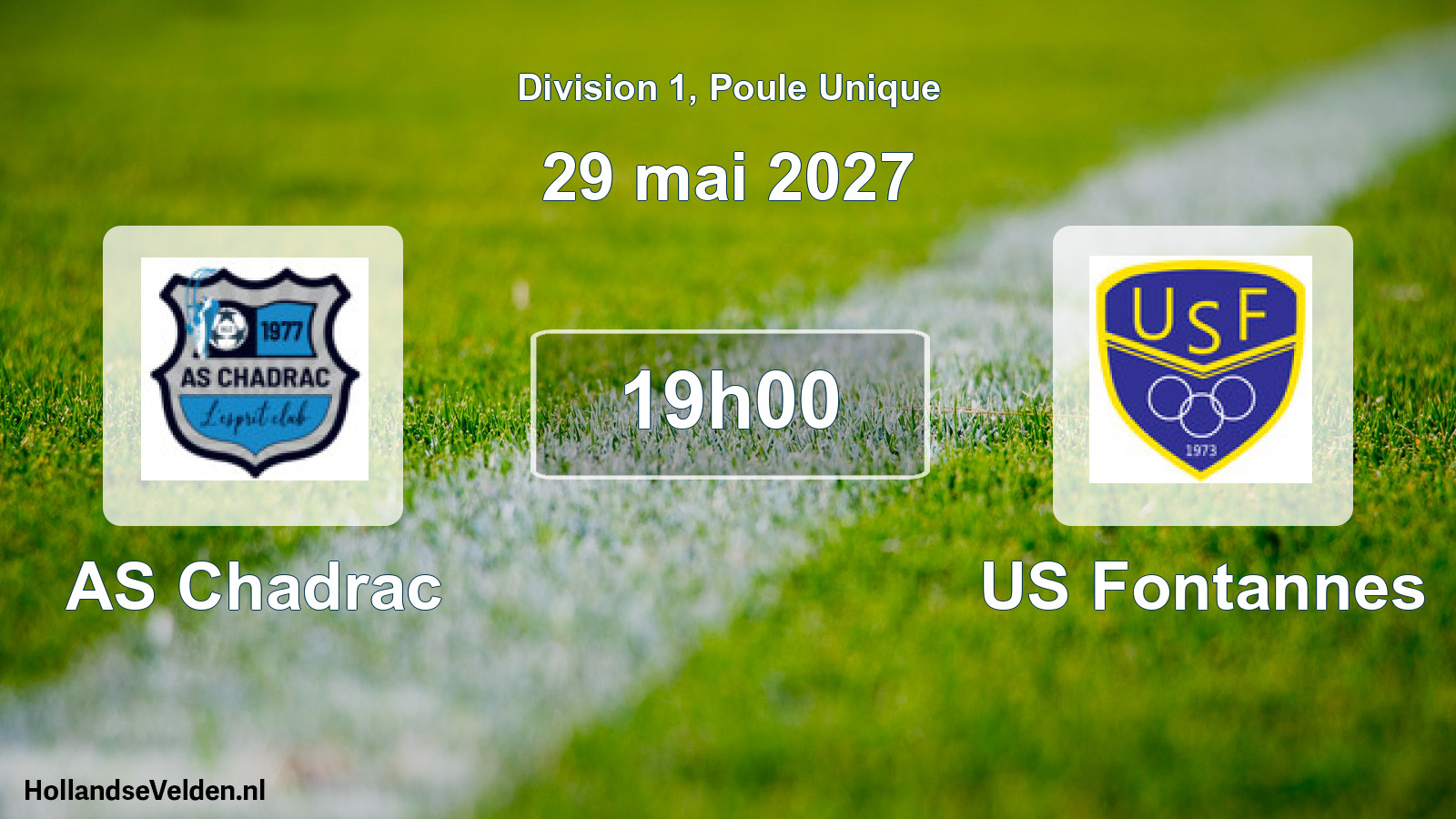 Match programmé: AS Chadrac - US Fontannes (29 mai 2027)