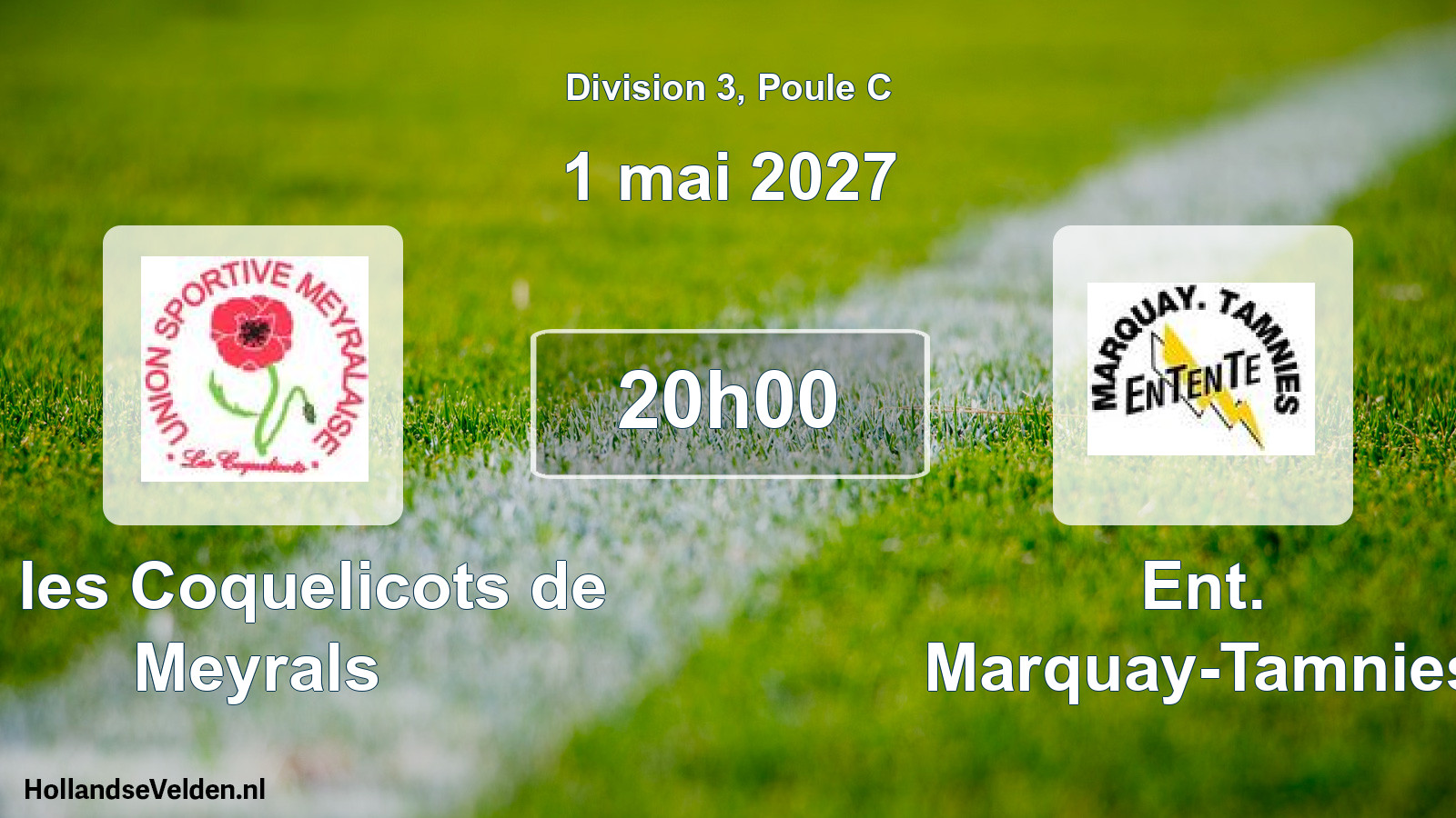 Scheduled Match: US les Coquelicots de Meyrals - Ent. Marquay-Tamnies (1 May 2027)