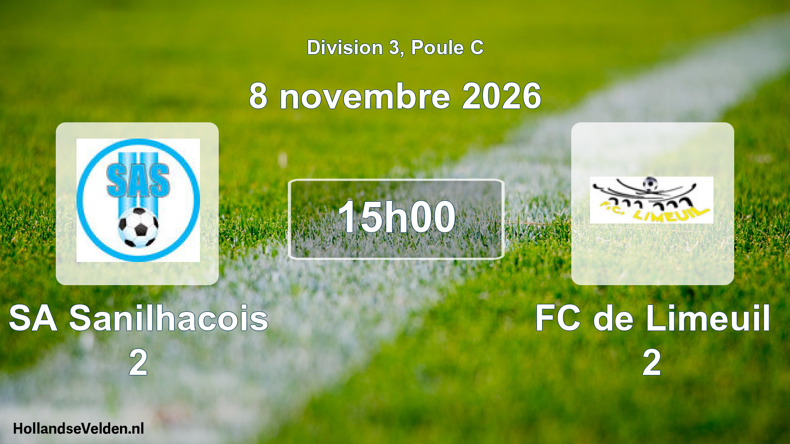 Scheduled Match: SA Sanilhacois 2 - FC de Limeuil 2 (8 November 2026)
