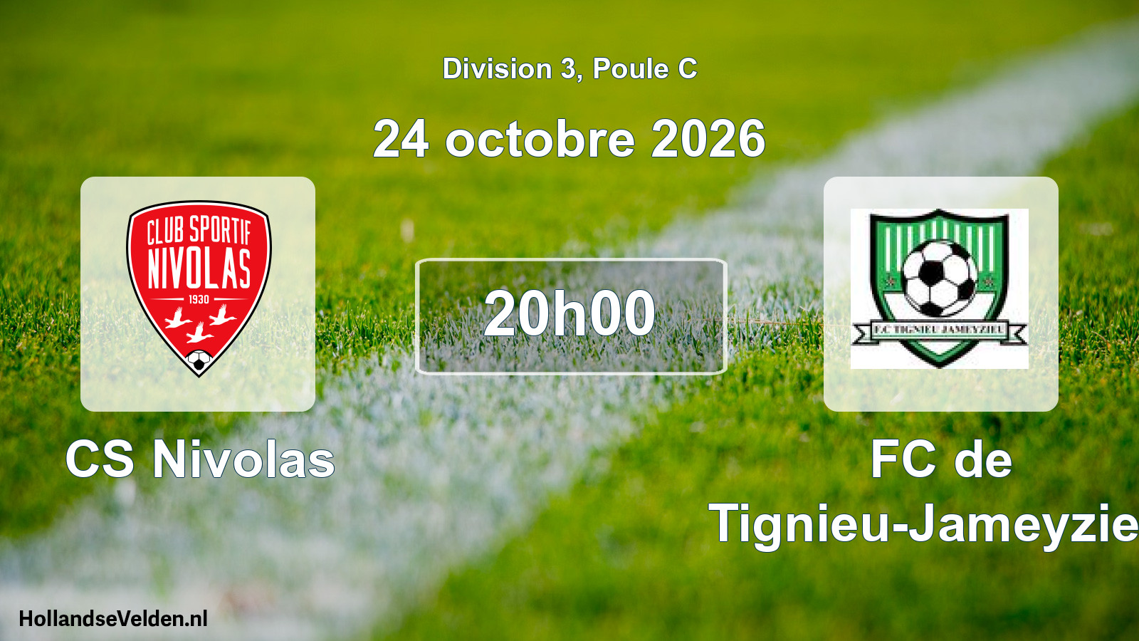 Scheduled Match: CS Nivolas - FC de Tignieu-Jameyzieu (24 October 2026)