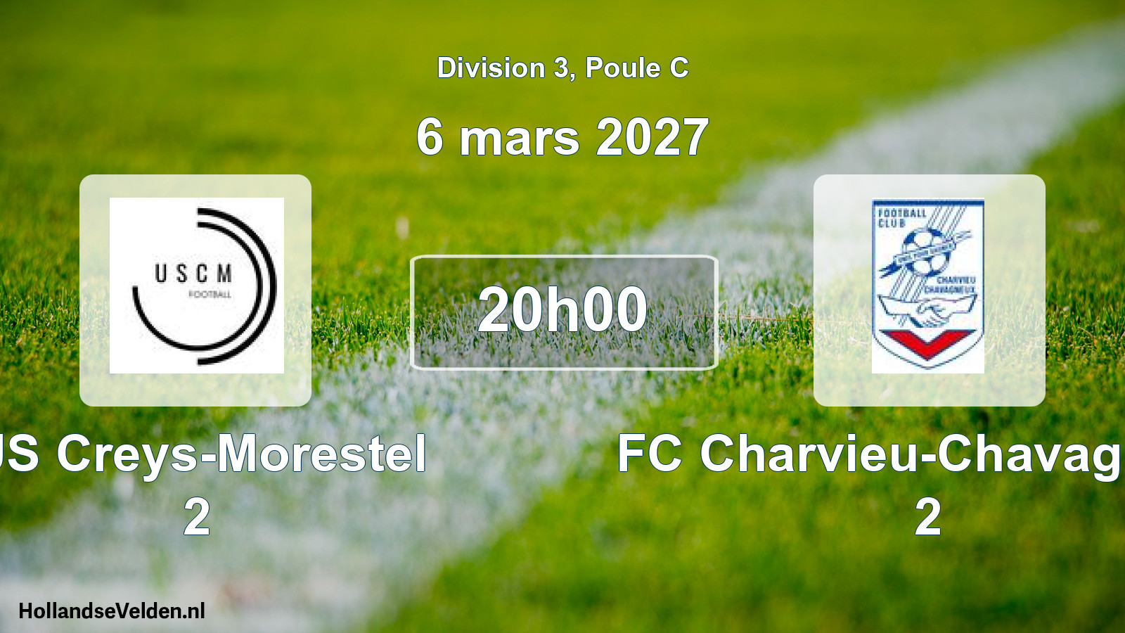 Scheduled Match: US Creys-Morestel 2 - FC Charvieu-Chavagneux 2 (6 March 2027)