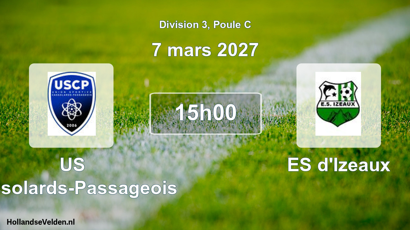 Scheduled Match: US Cassolards-Passageois - ES d'Izeaux (7 March 2027)