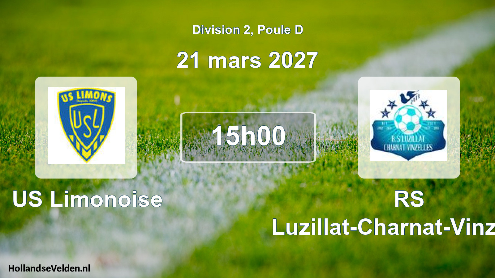 Match programmé: US Limonoise - RS Luzillat-Charnat-Vinzelles (21 mars 2027)