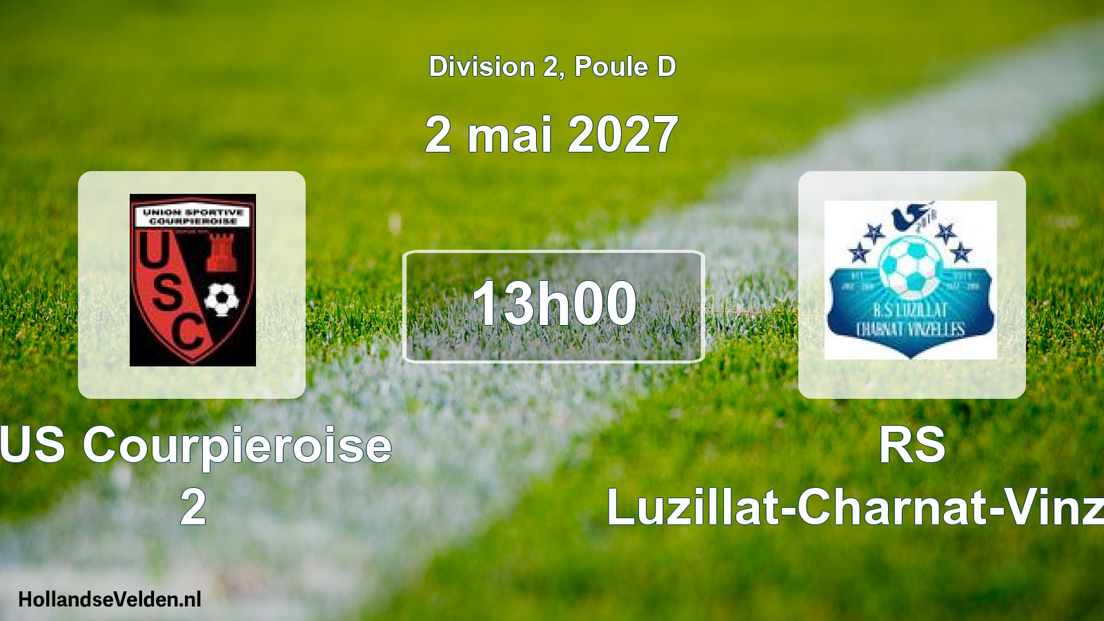 Match programmé: US Courpieroise 2 - RS Luzillat-Charnat-Vinzelles (2 mai 2027)