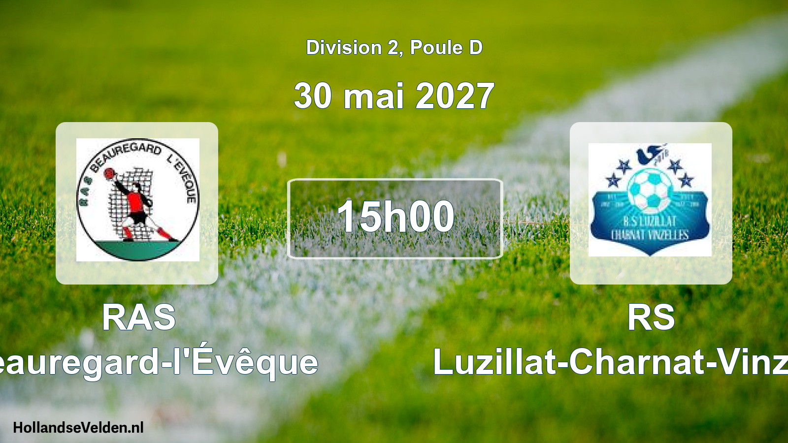 Match programmé: RAS Beauregard-l'Évêque - RS Luzillat-Charnat-Vinzelles (30 mai 2027)