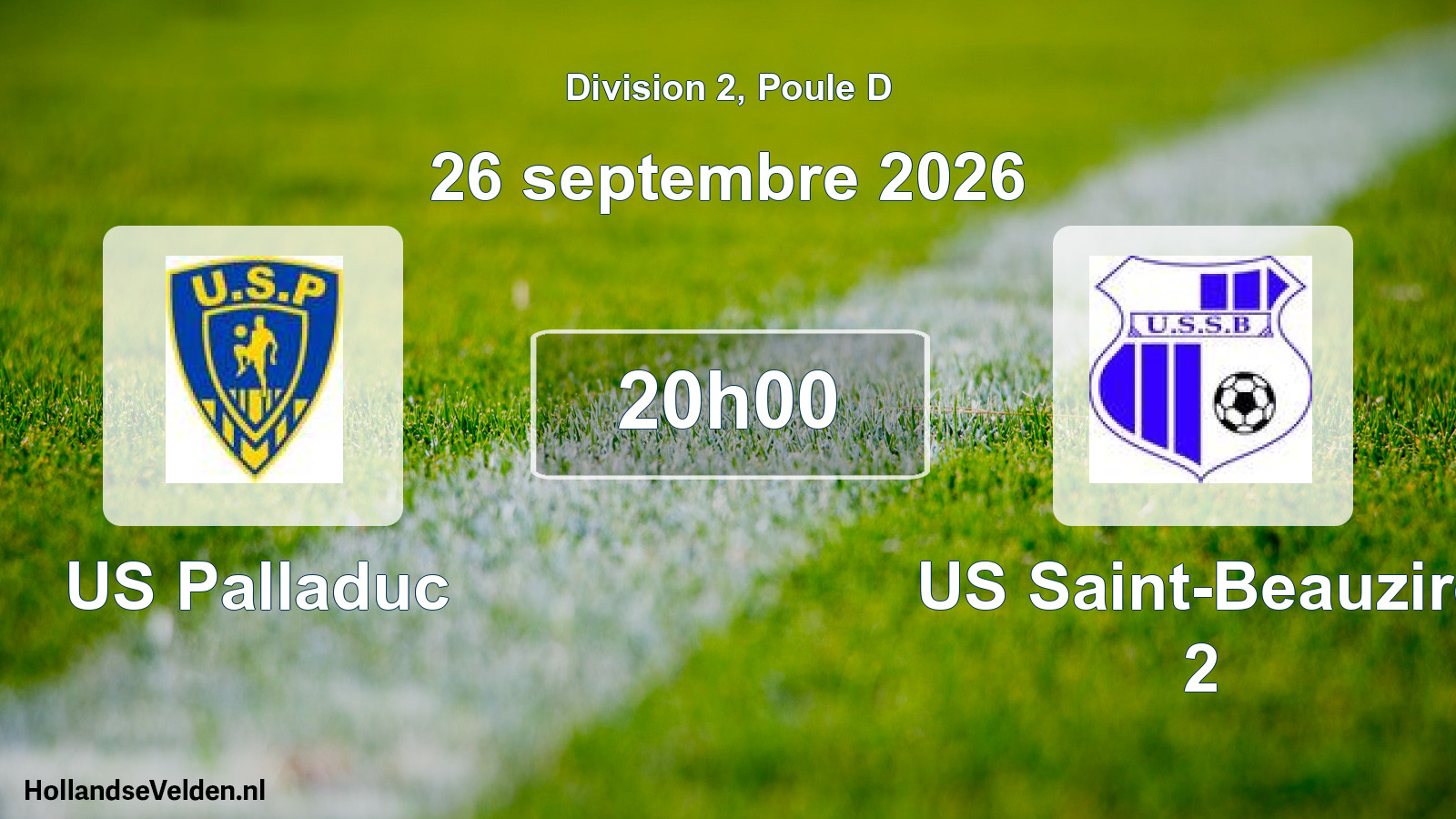 Match programmé: US Palladuc - US Saint-Beauzire 2 (26 septembre 2026)