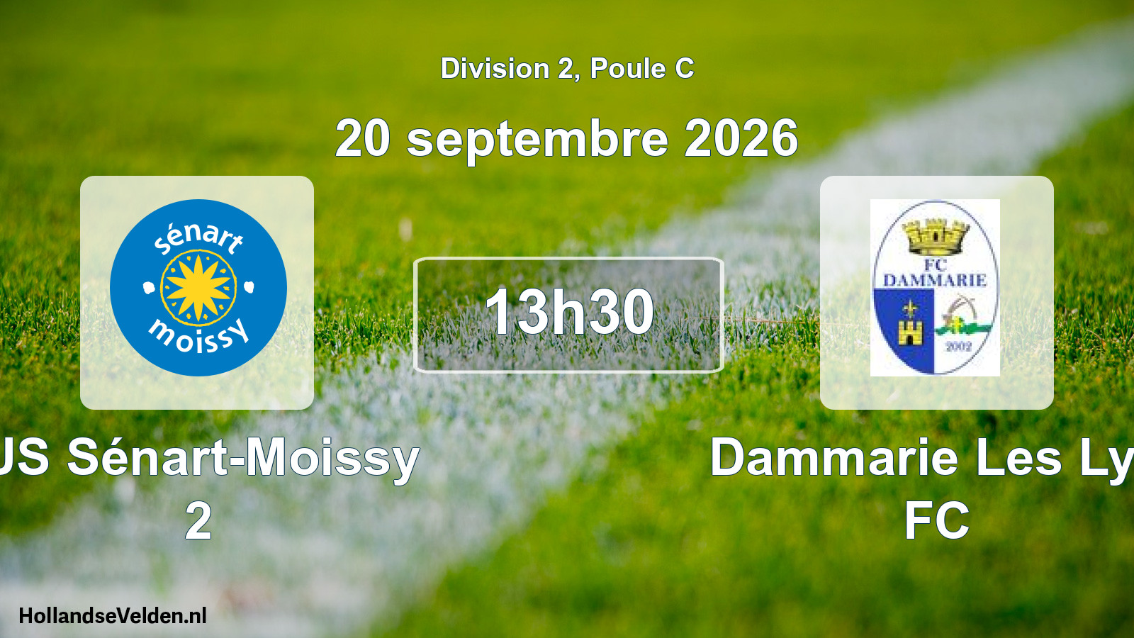 Scheduled Match: US Sénart-Moissy 2 - Dammarie Les Lys FC (20 September 2026)