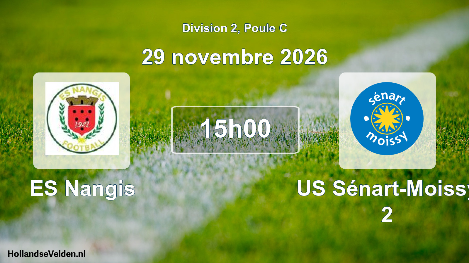 Scheduled Match: ES Nangis - US Sénart-Moissy 2 (29 November 2026)