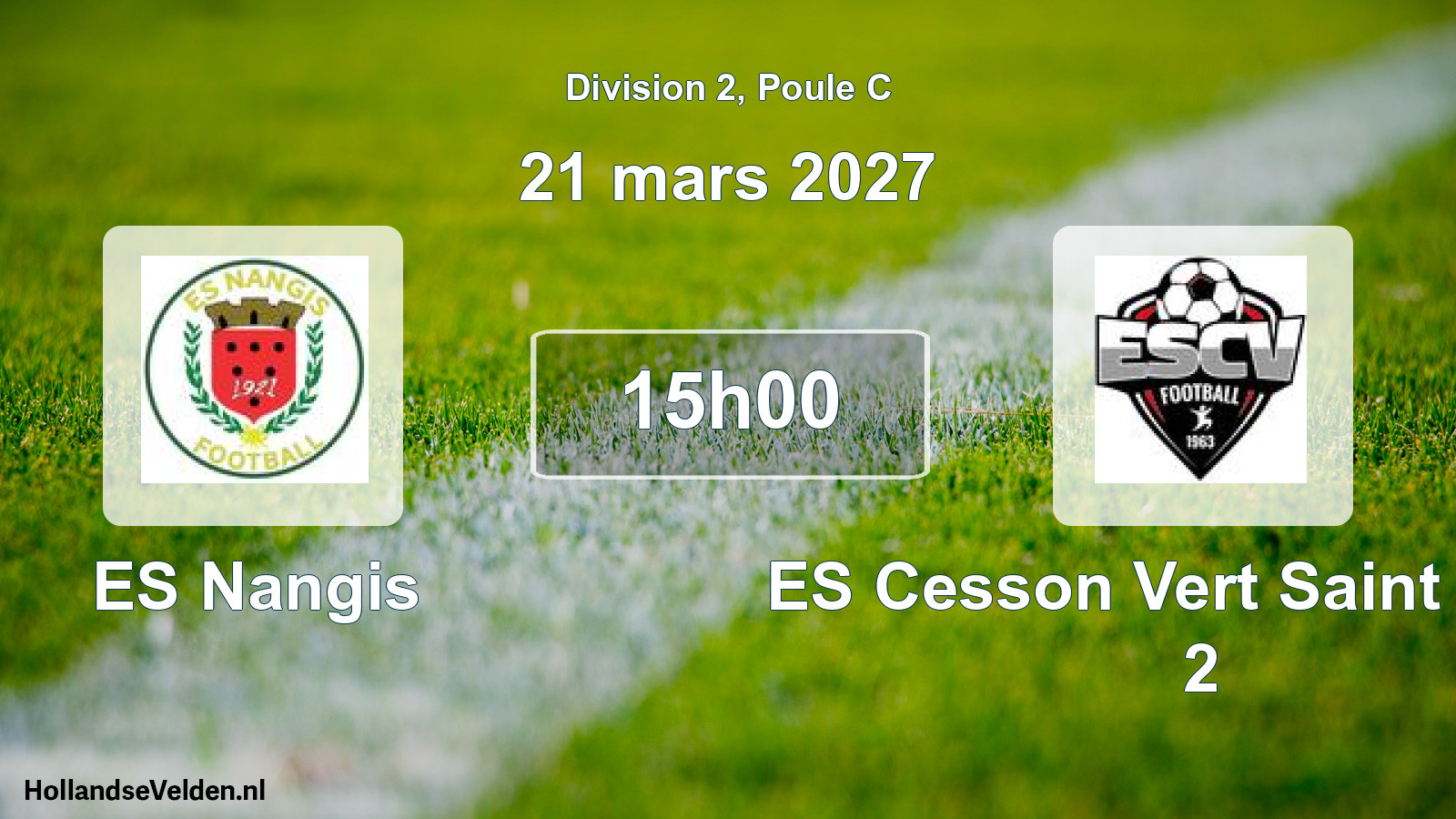 Scheduled Match: ES Nangis - ES Cesson Vert Saint Denis 2 (21 March 2027)