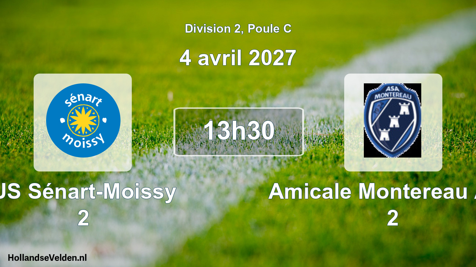 Scheduled Match: US Sénart-Moissy 2 - Amicale Montereau A.S. 2 (4 April 2027)