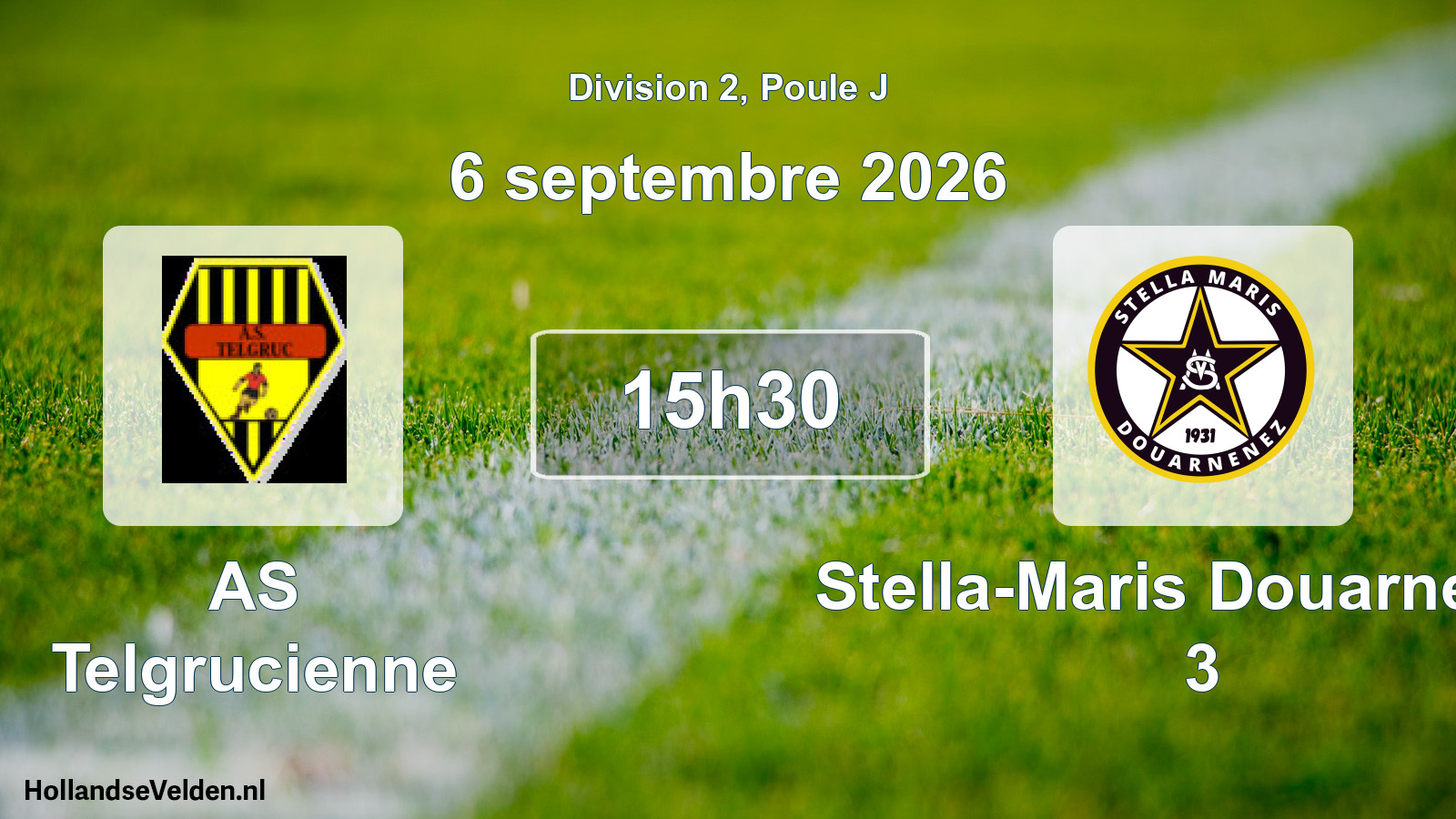 Scheduled Match: AS Telgrucienne - Stella-Maris Douarnenez 3 (6 September 2026)