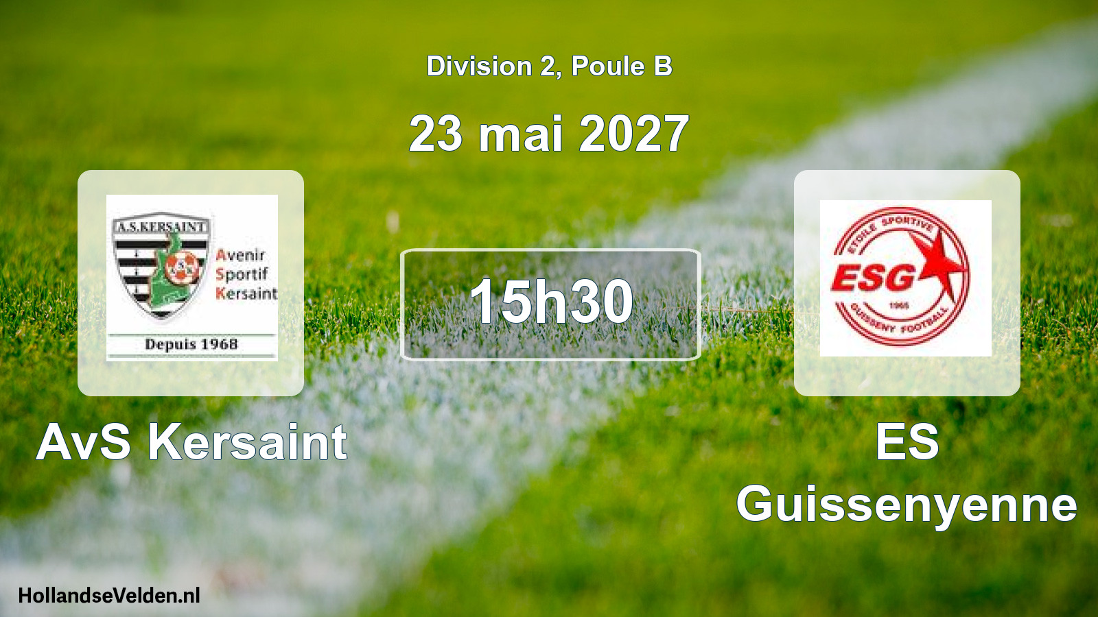 Scheduled Match: AvS Kersaint - ES Guissenyenne (23 May 2027)
