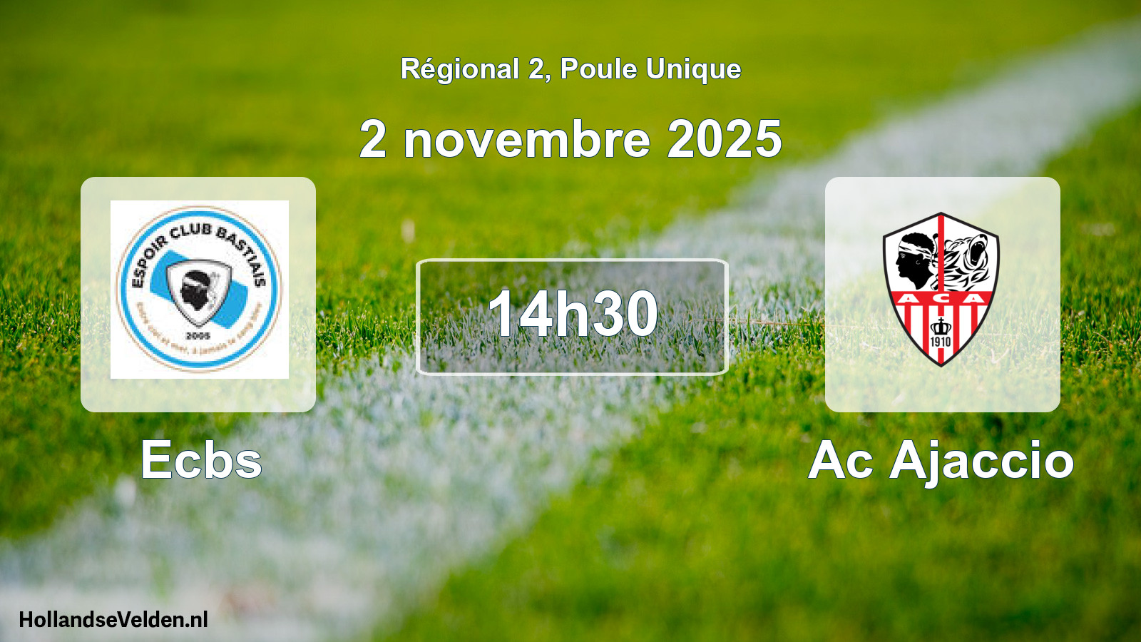 Scheduled Match: Ecbs - Ac Ajaccio (2 November 2025)