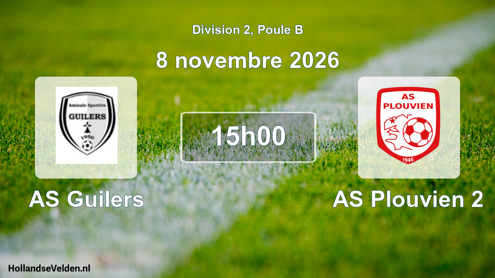 Scheduled Match: AS Guilers - AS Plouvien 2 (8 November 2026)