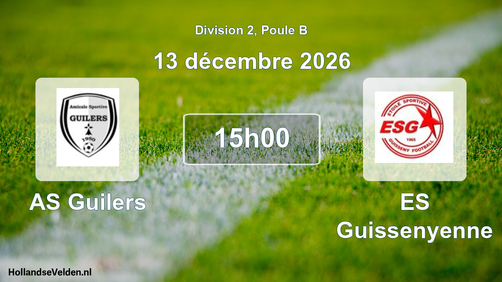 Scheduled Match: AS Guilers - ES Guissenyenne (13 December 2026)
