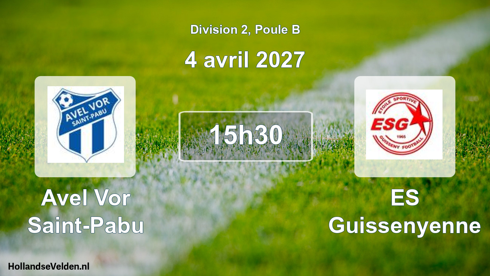 Scheduled Match: Avel Vor Saint-Pabu - ES Guissenyenne (4 April 2027)