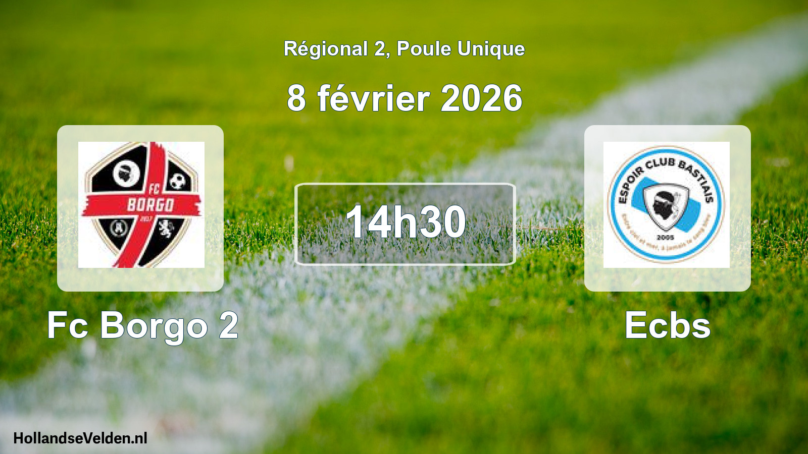 Scheduled Match: Fc Borgo 2 - Ecbs (8 February 2026)