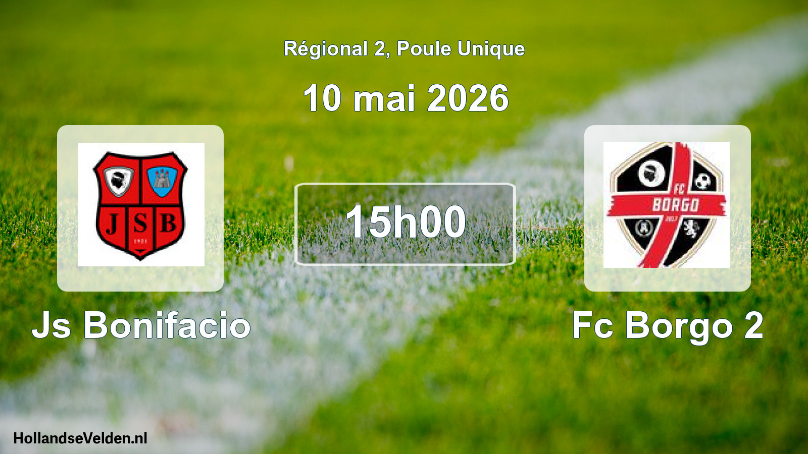 Geplande wedstrijd: Js Bonifacio - Fc Borgo 2 (10 mei 2026)