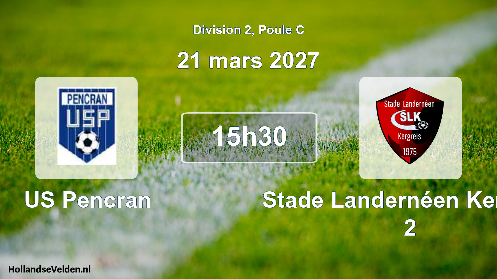 Geplande wedstrijd: US Pencran - Stade Landernéen Kergreis 2 (21 maart 2027)