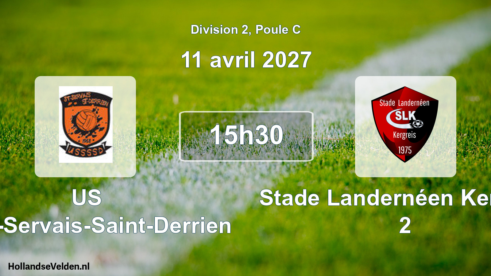 Geplande wedstrijd: US Saint-Servais-Saint-Derrien - Stade Landernéen Kergreis 2 (11 april 2027)