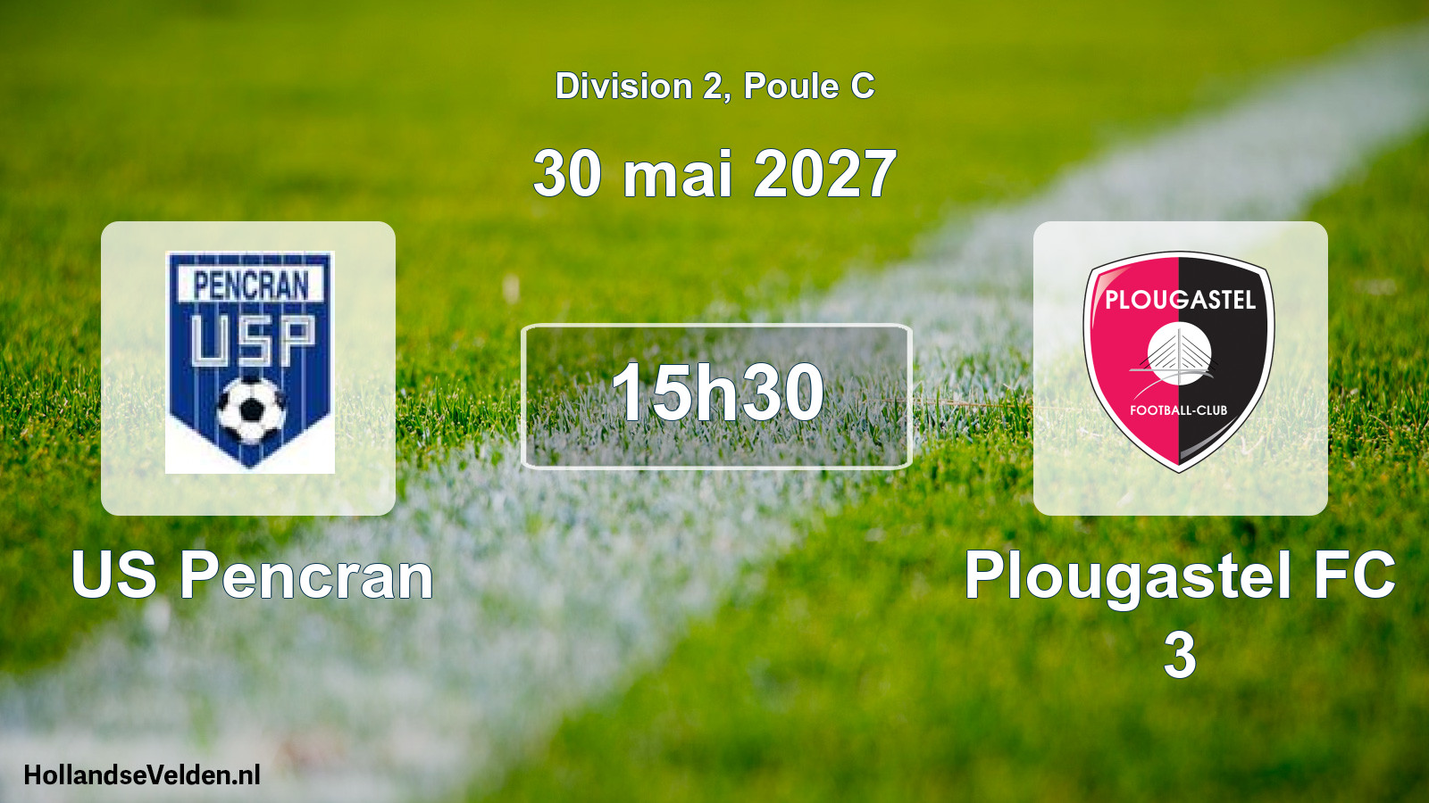 Geplande wedstrijd: US Pencran - Plougastel FC 3 (30 mei 2027)