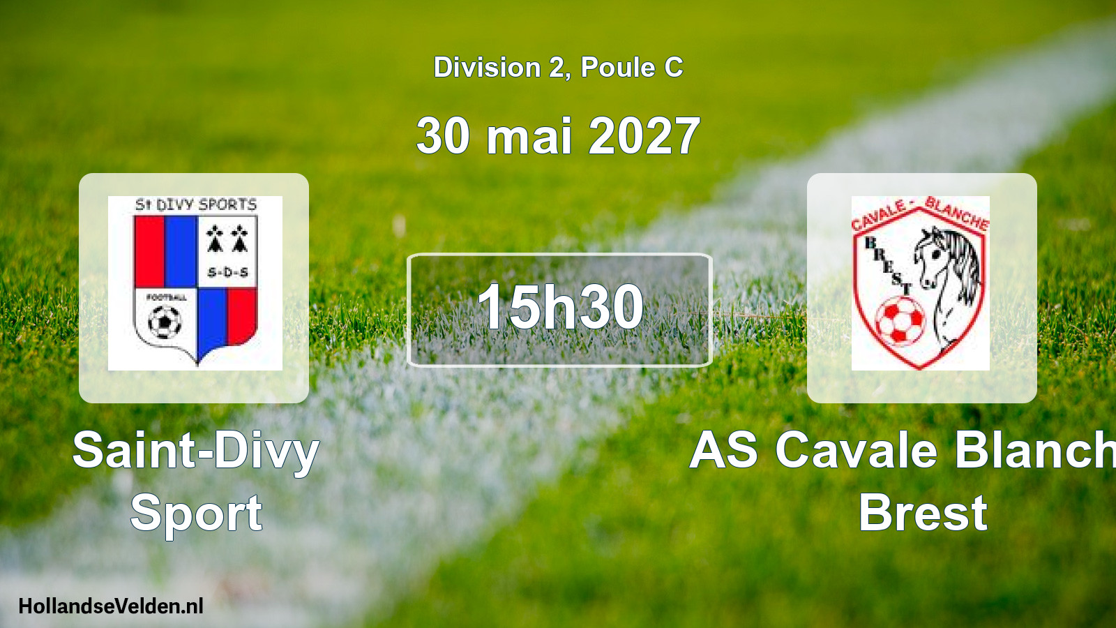 Scheduled Match: Saint-Divy Sport - AS Cavale Blanche Brest (30 May 2027)
