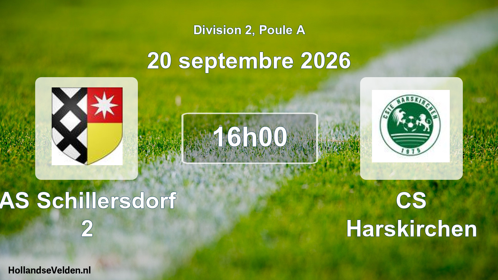 Scheduled Match: AS Schillersdorf 2 - CS Harskirchen (20 September 2026)