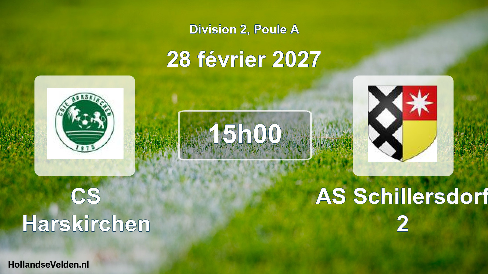 Scheduled Match: CS Harskirchen - AS Schillersdorf 2 (28 February 2027)